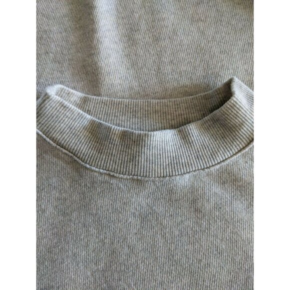 Oak+Fort Women Long Tunic Vest Sweater Dress Gray Knit Made In Korea Size OS - Picture 7 of 7